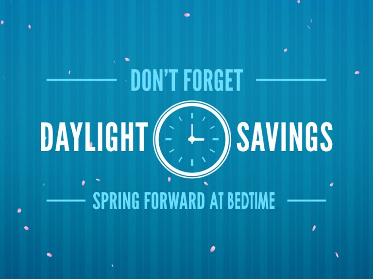 Daylight Savings Begins — Grace Loves You